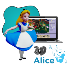 Alice 3d - КИБЕРшкола программирования для детей, компьютерные курсы для школьников, начинающих и подростков - KIBERone г. Челябинск