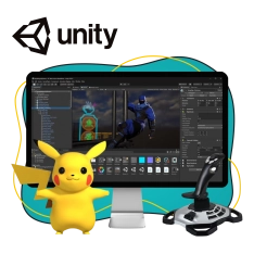 Мир игр на Unity 2D на популярном движке + AI-помощники - КИБЕРшкола программирования для детей, компьютерные курсы для школьников, начинающих и подростков - KIBERone г. Челябинск